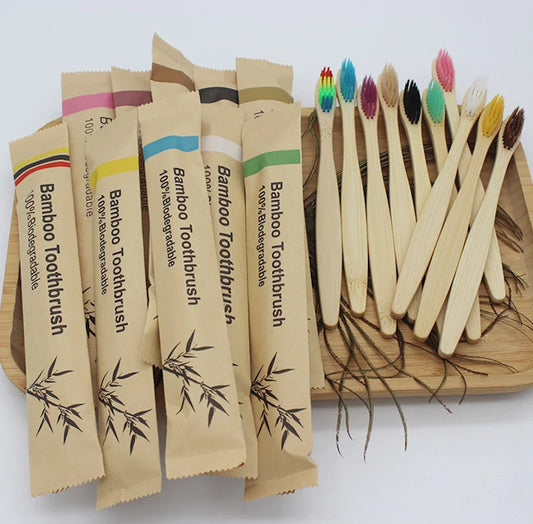 🌿 Bamboo Charcoal Toothbrush